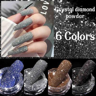 Stijlvol Nagelpoeder Moeilijk te Vervagen Poeder Glanzend Nagel Glitter Poeder voor Vrouwen