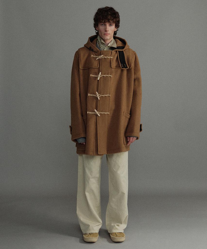 Montgomery Short Original Duffle Coat With Wooden - Camel