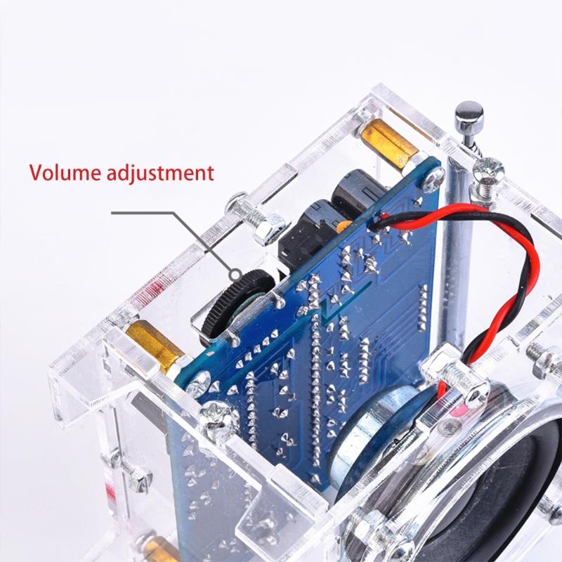 DC 5V Direct Current Working Voltage Radio DIY Kits Power-off Memory Function Power Saving Function Electronic DIY P