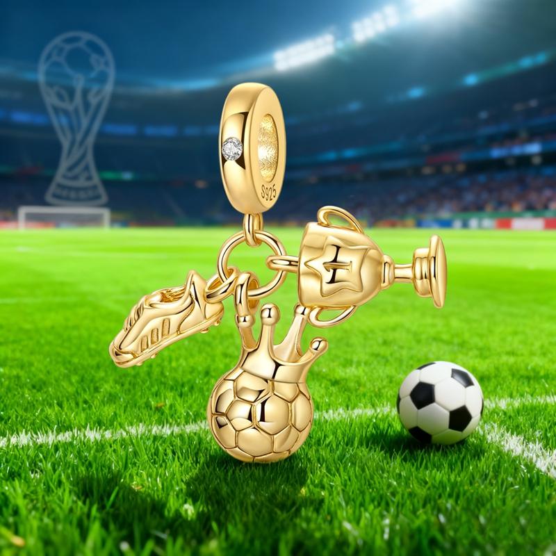 Gold Series Diy Charms Original Copper Ballet Shoes Little Milk Leopard Pendants Fit Bracelet Jewelry Gift Marking