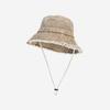 ALLINCOMPLETE Denim Bleaching Safari Hat Camel