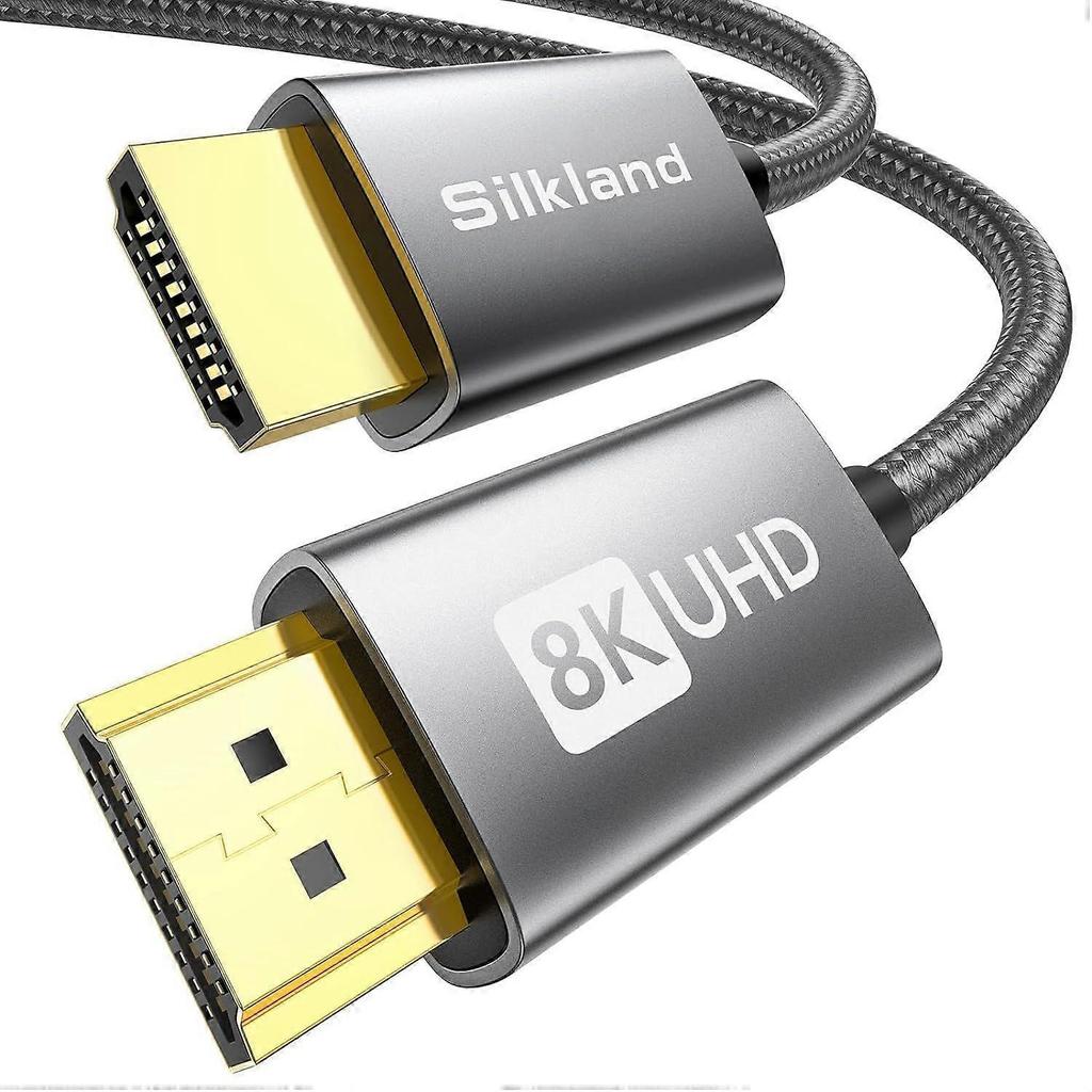 8K HDMI 2.1 Cable 5M, HDMI eARC Cable for Soundbar 48Gbps, PS5 HDMI Cable