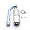 Predator 212CC Kart Exhaust Muffler - 70° Bend, Center 45.6