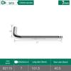 SATA Hex Key L-Type Flat & Ball Head Metric Screwdriver, Sizes 82104-82119