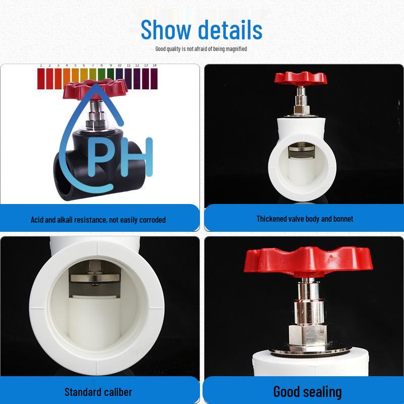 Home PPR Stop Valve for Hot & Cold Water - All Copper Core