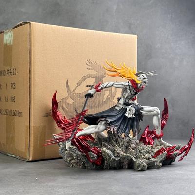 NEW BLEACH Figure Hollow Kurosaki Ichigo Zangetsu Japanese Anime PVC Action Figure Toy GK Game Statue Collectible Model Doll Gif
