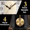 Antique Wall Clock Wooden Wall Watch Silent Elegant Decorative Living Room Clocks Minimalist Luxury Aesthetic Pendulum Watches