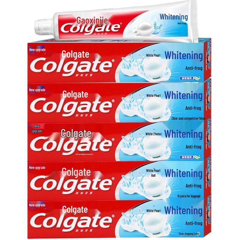 

Colgate Whitening & Anti-Cavity Toothpaste, Fresh Mint (5 x 140g)