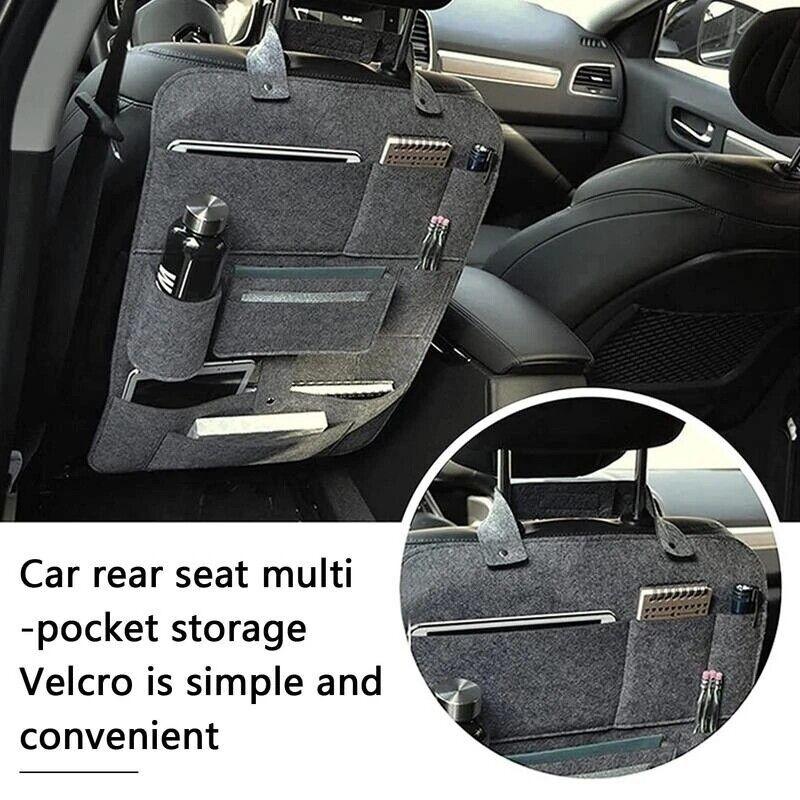 Car Back Seat Organiser Multi Pocket Interior Storage Bag Backseat Protector