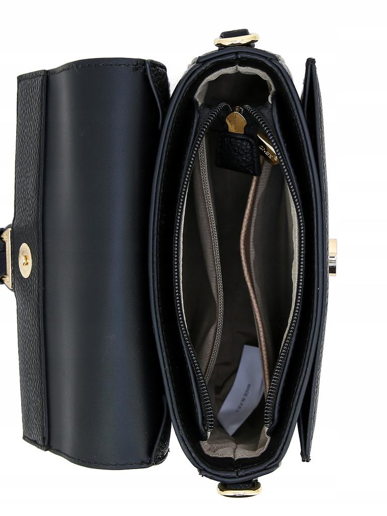 Bolsa transversal feminina David Jones, couro ecológico