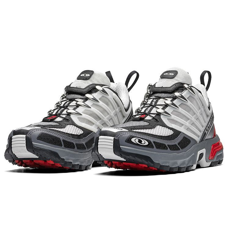 Salomon ACS Pro Advanced Lunar Rock Goji Berry Unisex Sneakers Grey Quest-Shade 415537