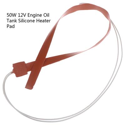 Silicone Heating Pad Acid Resistant Oilproof Thermal Flexible 50W 12V Wires