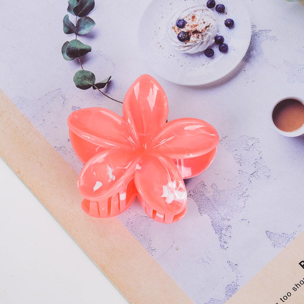 

1pc New Flower High Ponytail Claw Clip Hair Clip for Women with Elegant Feeling at the Back of the Head Shark Cl