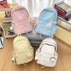 Korean version of Harajuku backpack women's niche large-capacity backpack campus leisure versatile student schoolbag new