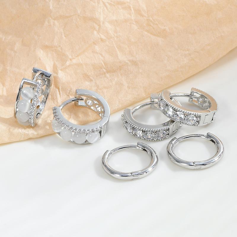 2023 Korean C-Shaped Ear Cuffs: Simple, Versatile Design with Three Pairs of Earrings