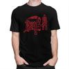 Custom Death Rock Tshirts for Men Short Sleeve Casual T Shirt Cool Heavy Metal Music Tshirt Slim Fit Pure Cotton Tee Gift Idea