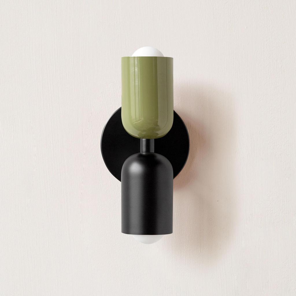 Mid-Century Modern Double-Head Cream Wall Lamp - Creative & Colorful Vintage Design for Nordic Bedrooms