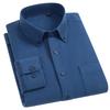 5XL Men Shirt Long Sleeve Slim Fit Cotton Oxford  Classic Stripes Shirt Men Long Sleeve Plaid Shirts Casual Business Soft Cozy