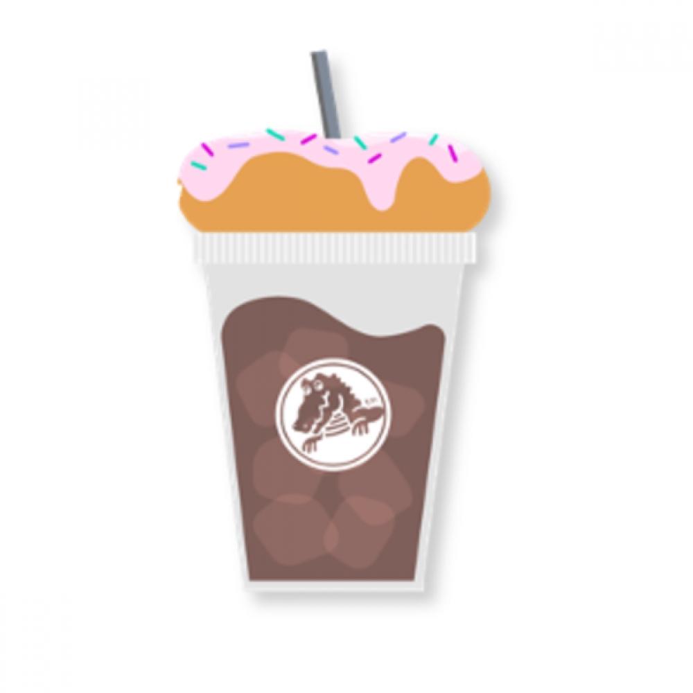 Crocs Gibbitz 10014989 Iced Coffee And Donu