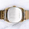 Used Working Item LONGINES Ladies Watch Square Gold Rectangular Golden Metal Band Vintage Antique Women
