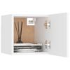 8 Piece TV Cabinet Set White Particleboard