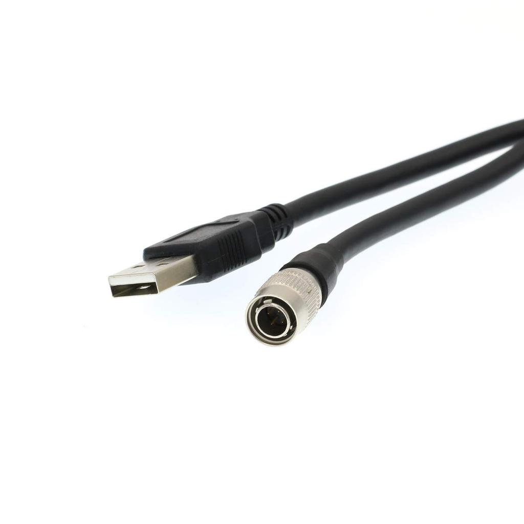 Eonvic 4-Pin Hirose Male To USB Power Cable for Zoom F4, F8, Sound Devices 688/644/633 Recorders