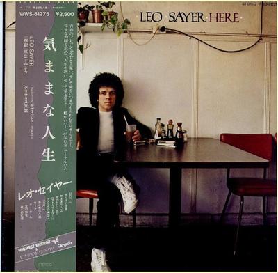 LP Plak LEO SAYER - Here WWS81275PROMO CHRYSALIS 1979 Japonya Rock Kullanılmış