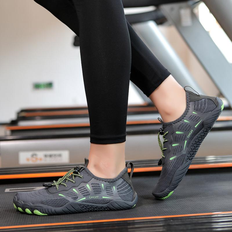 Five-finger shoes couple creek walking shoes diving shoes light wading beach men's and women's swimming shoes outdoor mountaineering