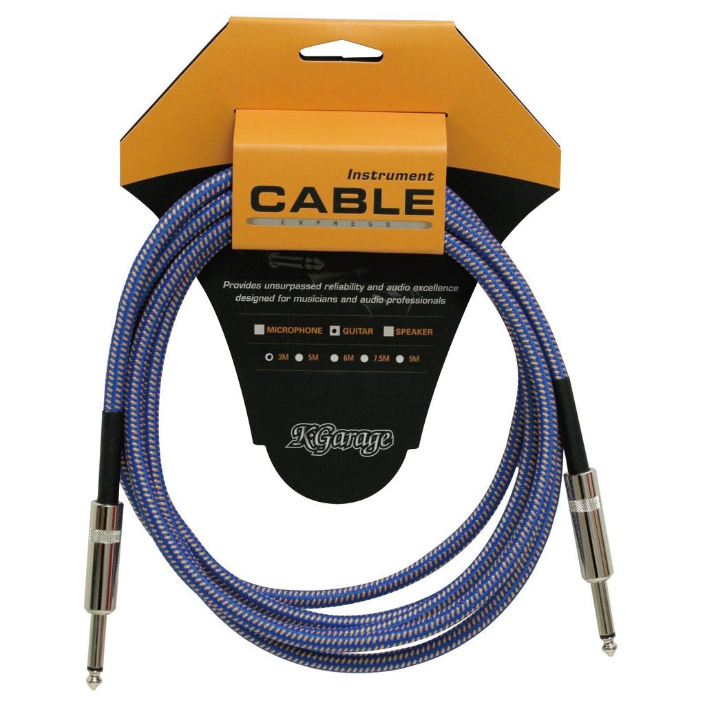 Guitar Cord 3m K-GARAGE FGC-3 Blue/Orange