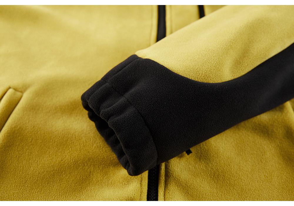 Men's Plus Size Sherpa Fleece Hoodie Jacket - Winter Outdoor Sports Patchwork Cardigan Outerwear