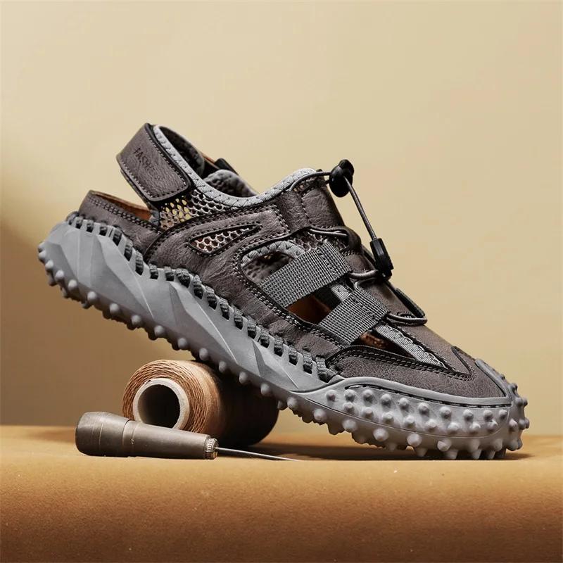 Fashion Men's Casual Sports Sandals Comfortable Inner New Summer Men's Shoes Lightweight Comfortable Non-slipbreathable and Not Stuffy
