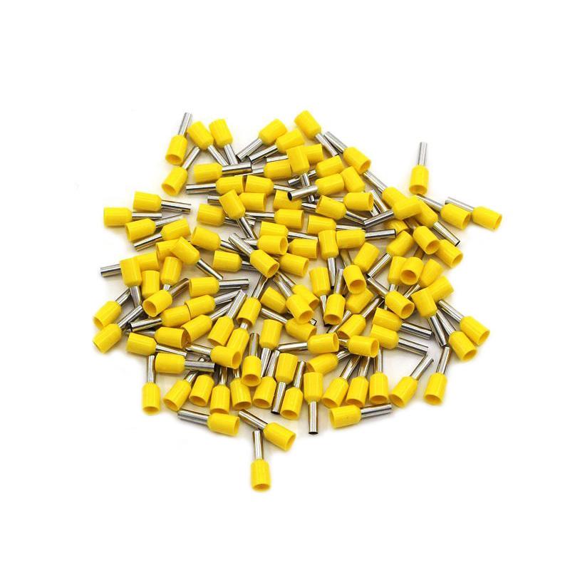 

1000PCS Клемний блок з ізольованими наконечниками E0508 ​​E7508 1008 1508 Роз’єм для кінця проводу Електричний обжимний термінатор холодного пресування E0508