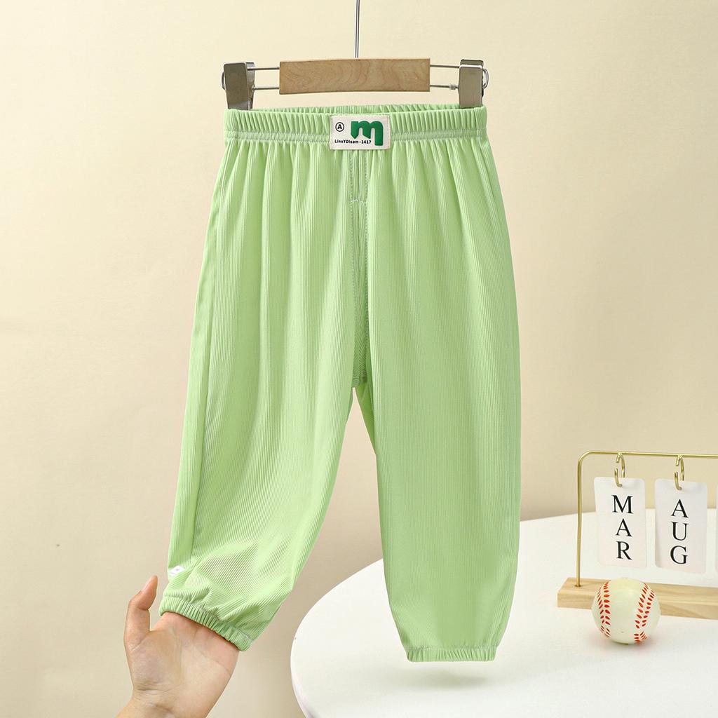 Children's Anti-mosquito Pants Thin Section Boys and Girls Bloomers Small and Medium-sized Children Summer Trousers Boys and Girls Pants Wholesale