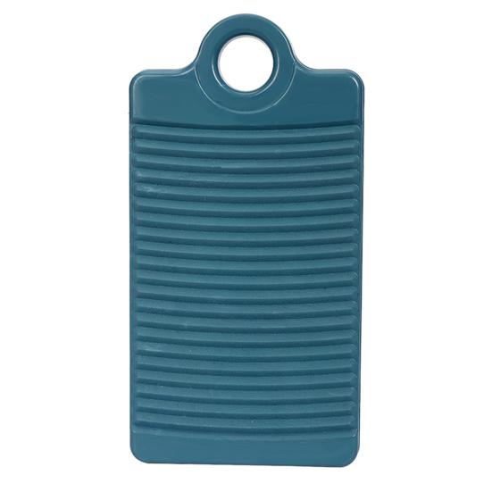 Plastic Washing Board with Wavy Stripe Surface and Anti-slip Design for Small Laundry Items