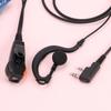 2 tűs walkie talkie fejhallgató fülhallgató K-Plug PU vezetékes rádiós fülhallgató G Type mikrofonnal Kenwood Baofeng 888S TYT készülékhez