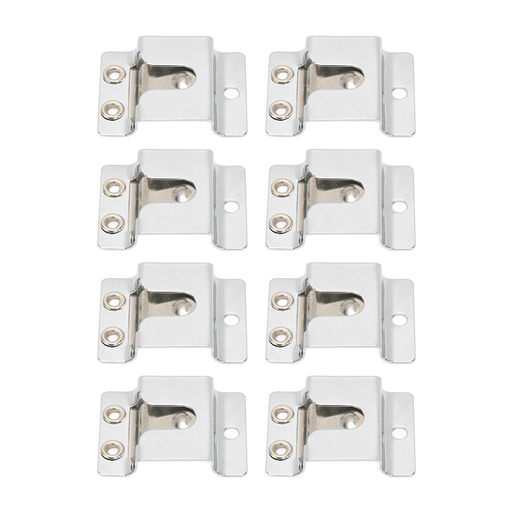 8Pcs Radio Microphone Hang Up Clip Metal Stable Easy Installation Car Radio Microphone Hooks with