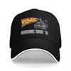 Regreso al futuro outatime tour genial película de ciencia ficción arte para fans con licencia oficial Gorra de Béisbol Sombrero de Anime Para Unisex Mujeres