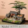 New Zen Bonsai Ornaments for Living Room or Office - Porcelain Micro-Landscape Decor for Bookcase and Desktop.