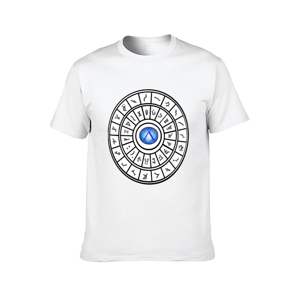Stargate Wurmloch Wählring T-Shirt Herren T-Shirt Baumwolle Hohe Qualität Baumwoll-T-Shirt 100 T-Shirt
