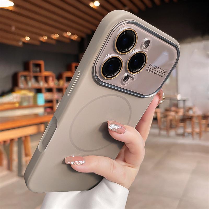 For iPhone 17 Pro Max Screen Protector Case, for iPhone 17 Phone Case 16 15 14 Magnetic Liquid Silicone Cover with Shockproof