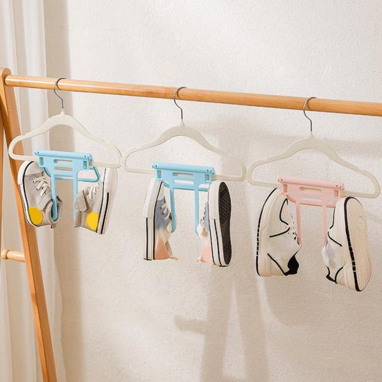 2Pcs Shoe Drying Racks Strong Load-Bearing Multipurpose Slipper Hangers Shoes Stand Save Space Organizer