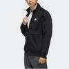 Adidas Casual Sports Full Zip Stand Collar Jacket Men Jackets Black EH3808
