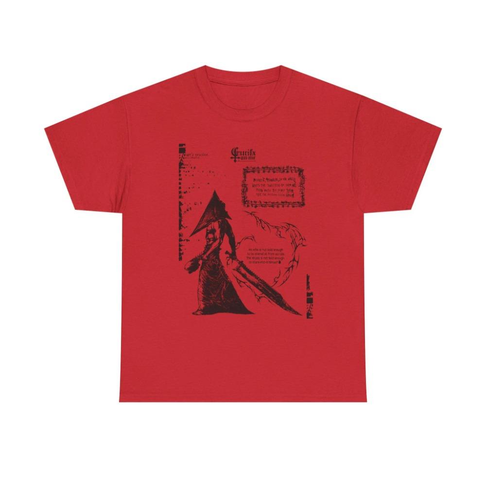 Vintage Silent Hill Tee Retro Gamer T-Shirt Classic Horror Game Clothing Graphic Short Sleeve Shirt Unisex Men Women All-Season