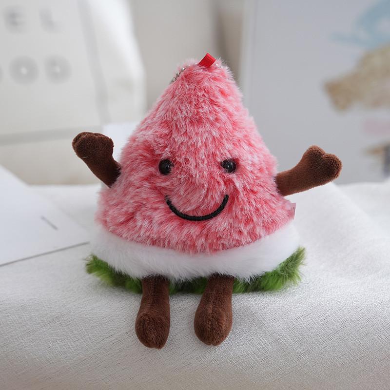 Plush Fruit Keychain Cute Cartoon Bag Pendant For Kids And Teens