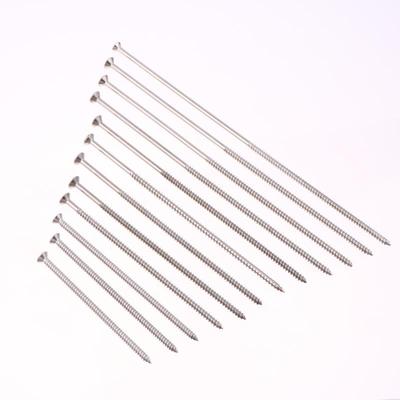5/10Pcs M4 Lengthening Flat Head Tapping Long Wood Screw Stainless Steel Cross Countersunk Head Self Tapping Screws
