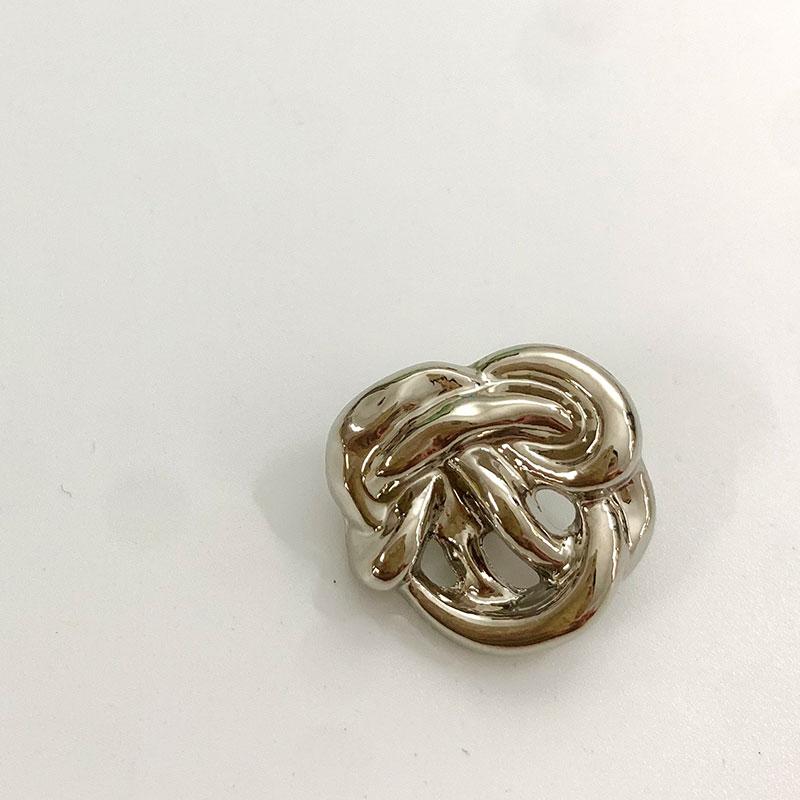 Vintage Metal Buttons For Clothing Designers Diy Crafts Supplies Jacket Embellishment Garments Glitter Sewing Accessories 10pcs