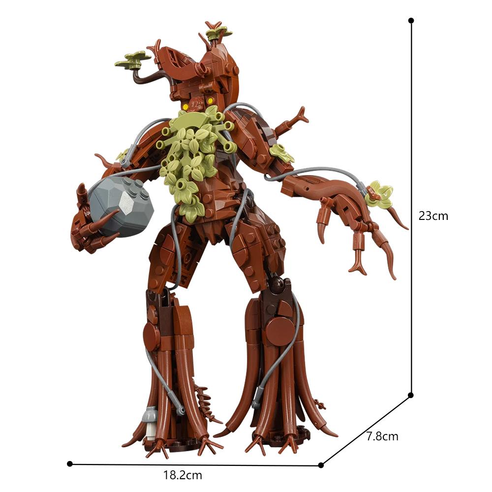 MOC Lordes Ring Balrogs,Treebeard Monster Building Block Set Humanoid Demons Dark Tower Model Toys Children Gifts