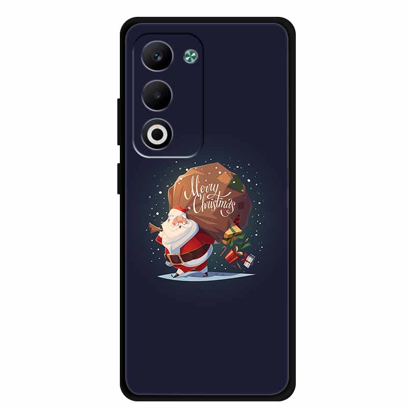Christmas Phone Case For Oppo A5 5G CPH2735 / A5 4G CPH2727 Christmas Tree Soft Silicone TPU Back Cover Bumper For Oppo A5 Coque