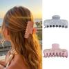 Plastic Bow Hair Claw PC Large Shark Clip Fashion Bowknot Hair Clip  Girls