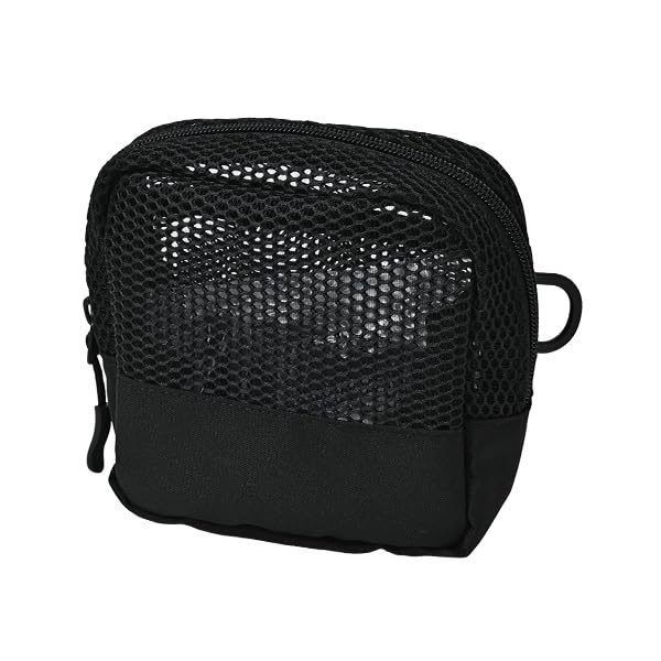 KiU Travel Mesh Square Pouch Unisex Mesh Cosmetic Gadget Perfect for Business Trips and Travel Black - Men s & Women s Pouch, Pouch, Pouch, чёрный